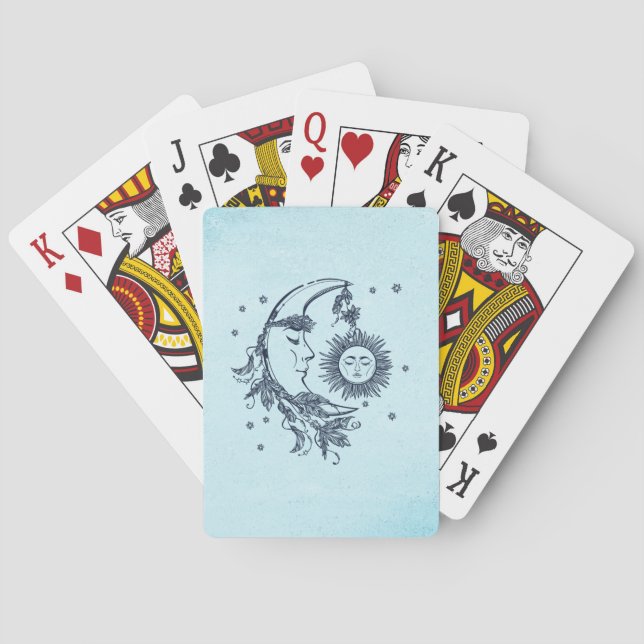 Sonne und Mond Spielkarten (Rückseite)