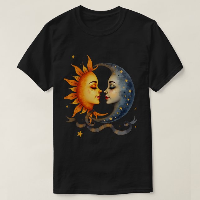 Sonne und Mond T-Shirt (Design vorne)