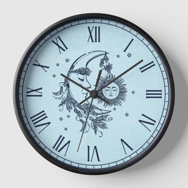 Sonne und Mond Uhr (Vorderseite)