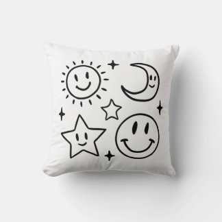 Sonne- und Mondkissen Kissen
