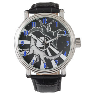 Sonne und Mondwölfe Armbanduhr
