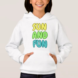 Sonne Und Spaß Kinder Pullover Hoodie