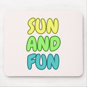 Sonne Und Spaß Mauspad