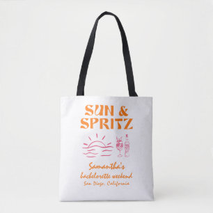 Sonne und Spritz Junggesellinnenabschied Wochenend Tasche