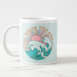 Sonne und Surfen im Sommer Jumbo-Tasse