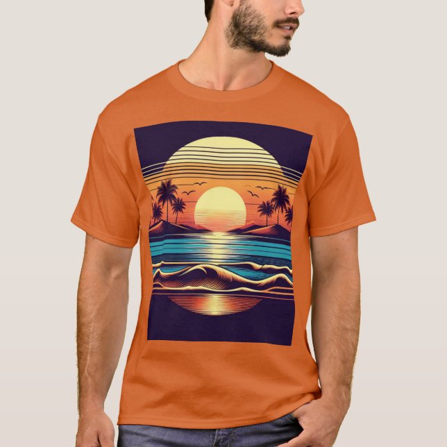 Sonne und T - Shirt (Vorderseite)