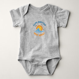 Sonne und Wellen Baby-T-Shirt Baby Strampler