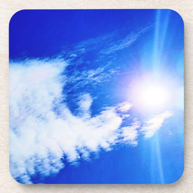 Sonne und Wolken in Ottawa Himmel. Jetzt kaufen Getränkeuntersetzer (Vorderseite)