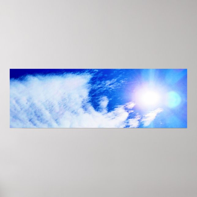Sonne und Wolken in Ottawa Himmel. Jetzt kaufen Poster (Vorne)