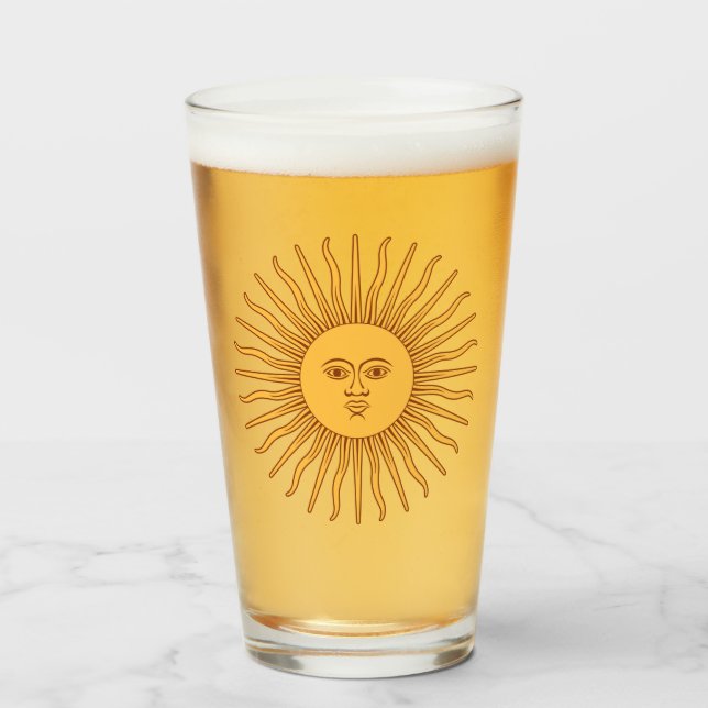 Sonne vom Mai (Sol de Mayo) Glas (Vorne (Gefüllt))