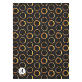 Sonnen Finsternis mid_-_Century Modern Black & Tischdecke