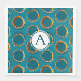 Sonnen Finsternis mid_-_Century Modern, Blue - and Serviette