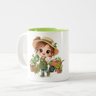 Sonnen Garten Helfer Zweifarbige Tasse