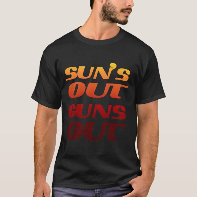 SONNEN GEGRÜNDET FITNESS UND GYM T-Shirt (Vorderseite)