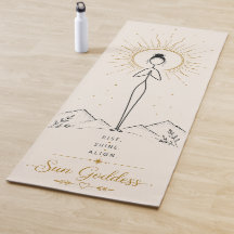 Sonnen-Göttin Boho-Yogamatte