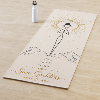 Sonnen-Göttin Boho-Yogamatte Yogamatte