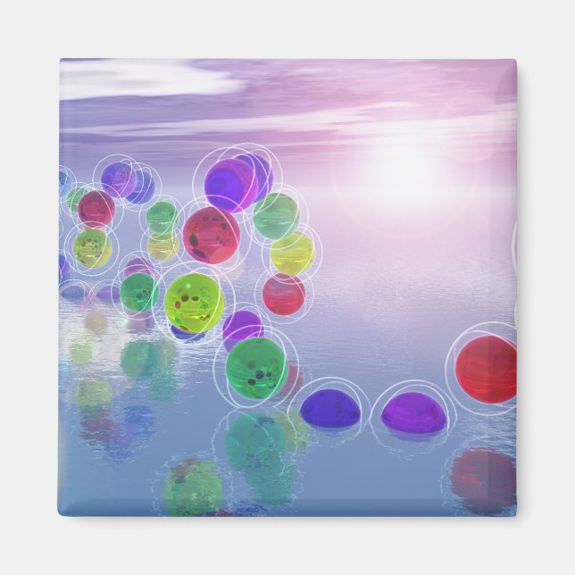 Sonnen in ihrem Kurs Magnet (Vorne)