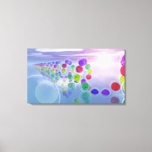Sonnen in ihren Kursen Canvas Print Leinwanddruck