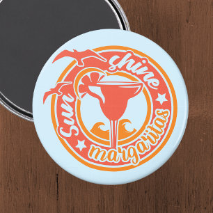 Sonnen Sonnenschein und Margaritas Kreuzfahrt Tür Magnet