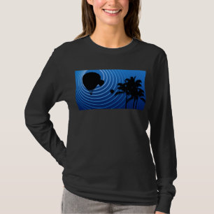 Sonnen-Szene Ballonfahren T-Shirt