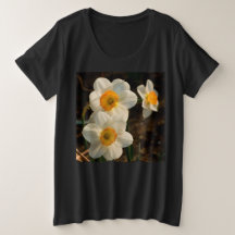 Sonnen-T-Shirt mit Osterglocken