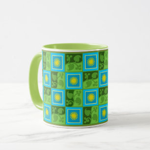 Sonnen- und Schatten-Zweifarben-Kaffeetasse Tasse