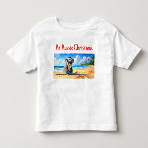 Sonnen- und Surf-Koala-Santa-Mütze Kleinkind T-shirt