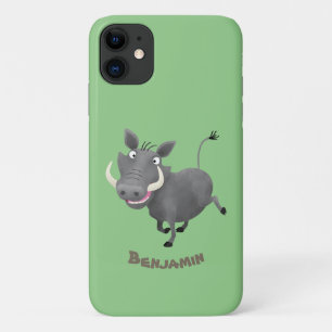 Sonnenafrikanische Warthos-Schwein-Cartoon-Illustr Case-Mate iPhone Hülle