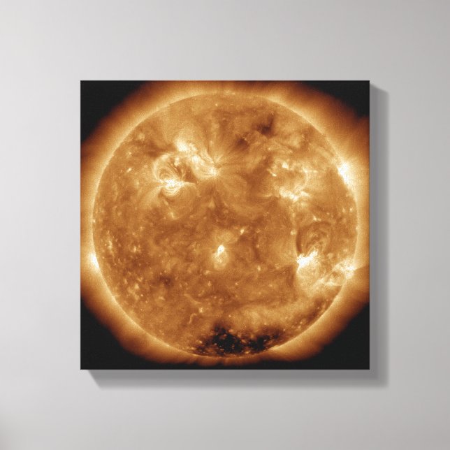 Sonnenaktivität auf der Sonne 5 Leinwanddruck (Vorderseite)