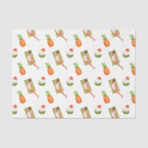 Sonnenananas (Design 29 Gelb/Orange Serie) Seidenpapier