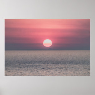 SONNENANLAGE AUF OCEAN HORIZON POSTER