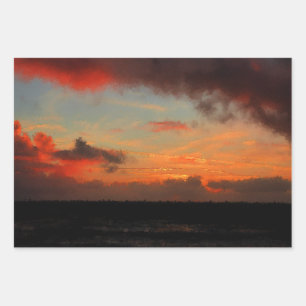 SONNENANLAGE ÜBER DEM MEER GESCHENKPAPIER SET