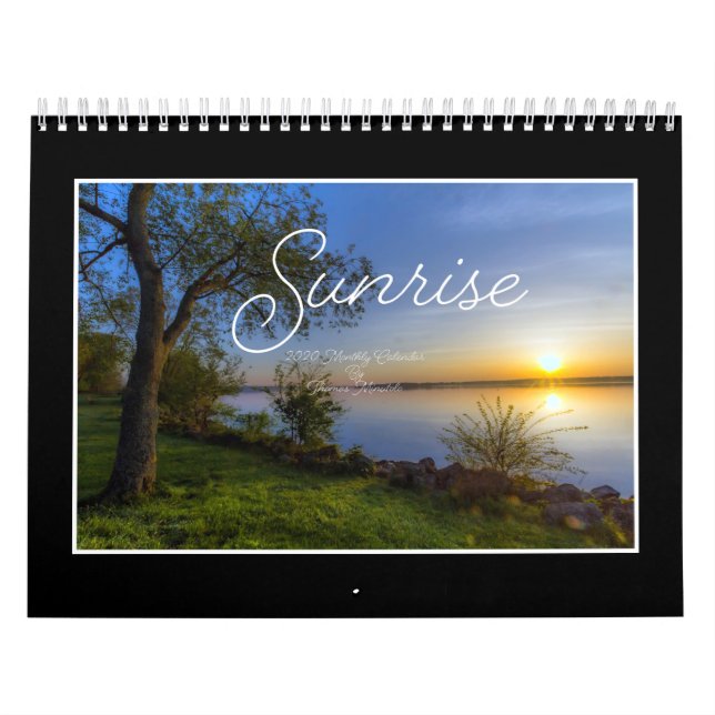 Sonnenaufgang 2020 Monatskalender von Tom Minutolo Kalender (Titelbild)