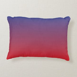 Sonnenaufgang 2 (rotes blaues Gefälle) Dekokissen