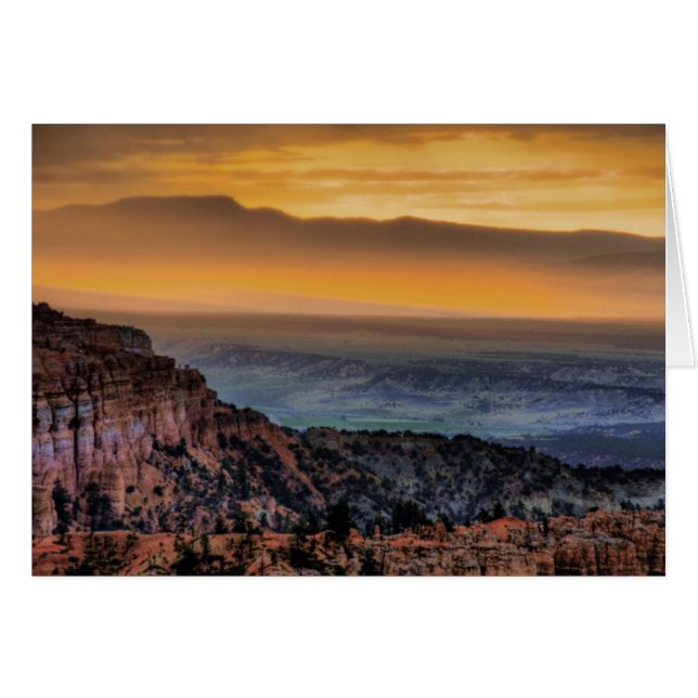 Sonnenaufgang am Bryce Canyon (Vorderseite (Horizontal))