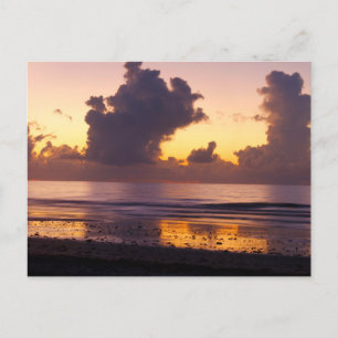 Sonnenaufgang am Cape Canaveral, Florida Postkarte