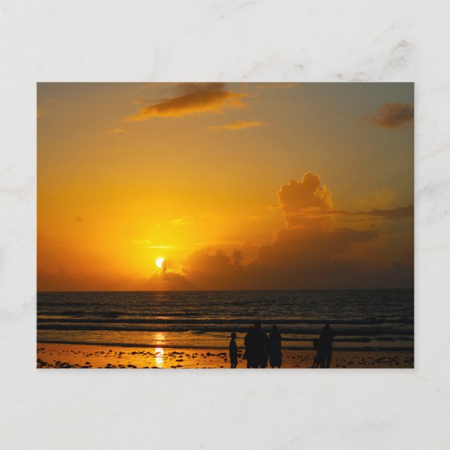 Sonnenaufgang am Cape Canaveral, Florida Postkarte (Vorderseite)