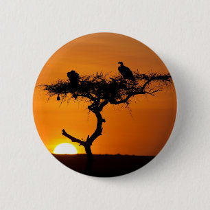 Sonnenaufgang am Masai Mara, Kenia Button