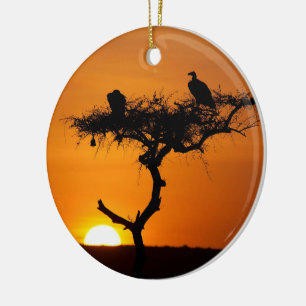 Sonnenaufgang am Masai Mara, Kenia Keramikornament