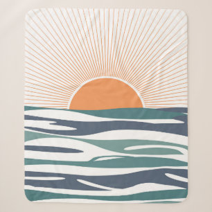 Sonnenaufgang am Meer Sherpadecke