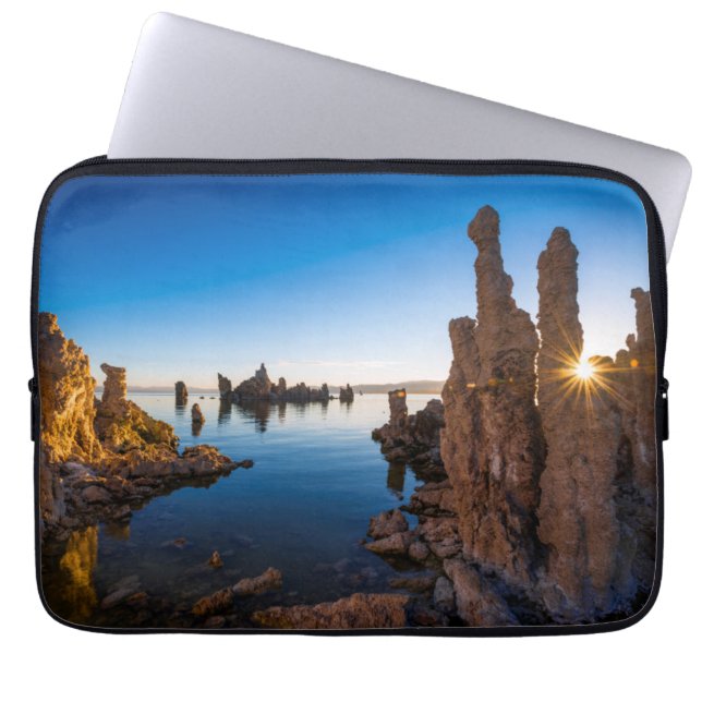 Sonnenaufgang am Mono-See, Kalifornien Laptopschutzhülle (Vorderseite)