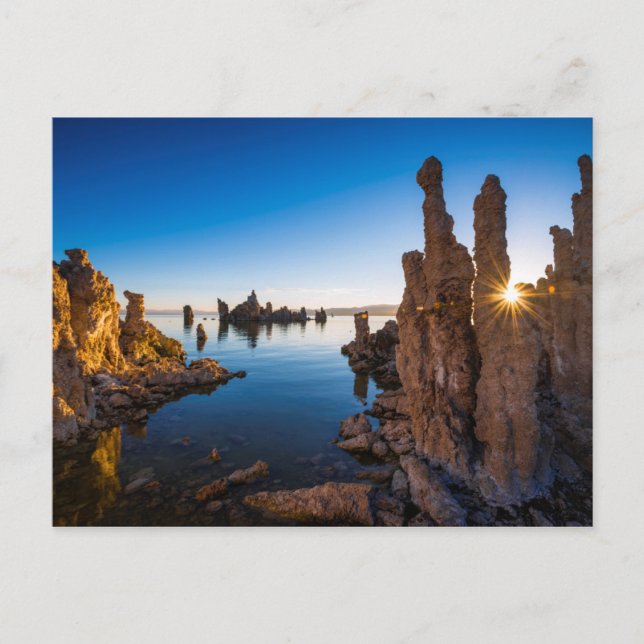 Sonnenaufgang am Mono-See, Kalifornien Postkarte (Vorderseite)