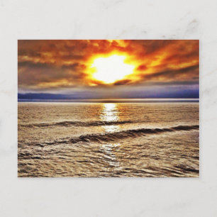 Sonnenaufgang am OBX des Nordwestens von Carolina Postkarte