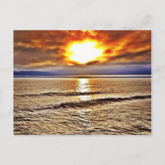 Sonnenaufgang am OBX des Nordwestens von Carolina Postkarte