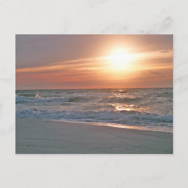 Sonnenaufgang am Pensacola Beach Postkarte (Vorderseite)
