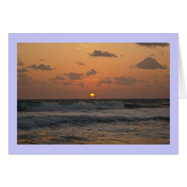 Sonnenaufgang am Strand (Vorderseite (Horizontal))