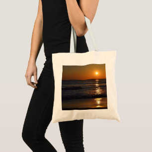 Sonnenaufgang am Strand durch Shirley Taylor Tote  Tragetasche