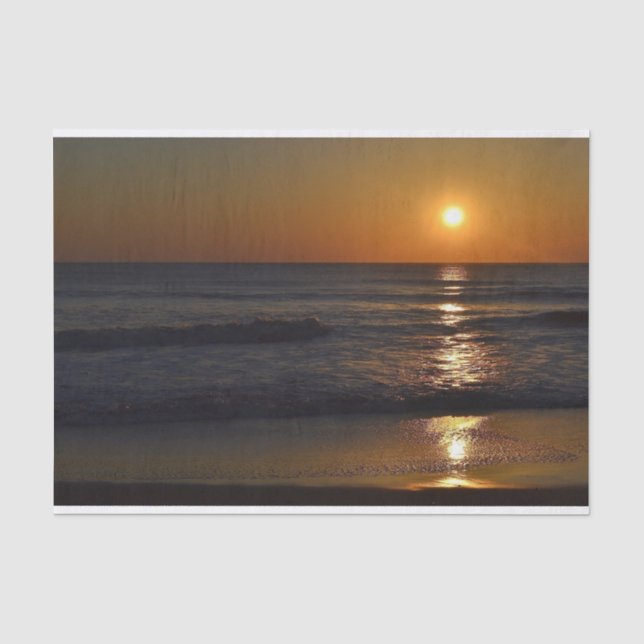 Sonnenaufgang am Strand von Shirley Taylor Seidenpapier (Vorderseite)