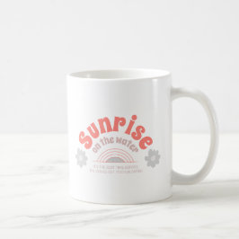 Sonnenaufgang am Wasser Kaffeetasse