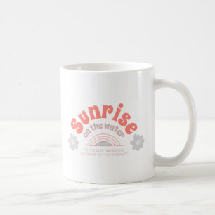 Sonnenaufgang am Wasser Kaffeetasse
